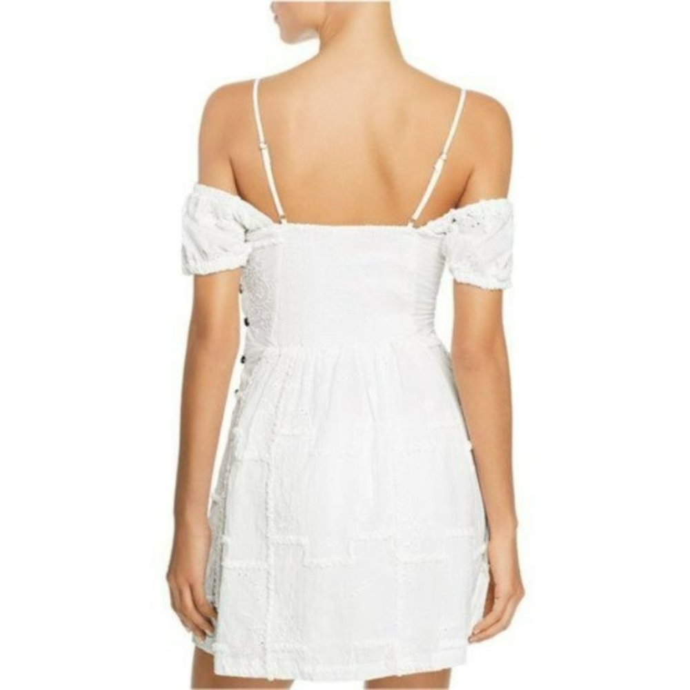 NWT Surf Gypsy Cold Shoulder Smocked CoverUp Dress - Picture 8 of 8